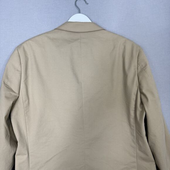 J.Crew Slim-Fit Thompson TruTemp365 Blazer Mens 42R Tan Suit Jacket Sport Coat - Picture 5 of 15